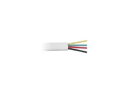 Кабель телефонний ATCOM 100 м. CCS, 26AWG, 4 жили, білий (10121)
