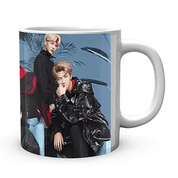 Кружка GeekLand Bangtan Boys BTS Синій фон з рослинами CP 04.472.263 - мініатюра 3