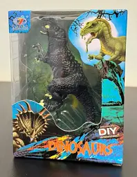 Фігурка Монолофозавр помаранчево-зелений, Dino Toys, твердий корпус - мініатюра 6