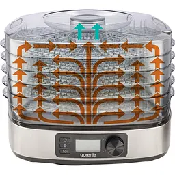 Сушарка для овочів та фруктів Gorenje FDK500DE [138172] - мініатюра 3