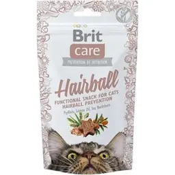 Функціональні ласощі для котів Brit Care Hairball З качкою 50 г
