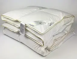 Ковдра всесезонна Iglen Climate-comfort Royal Series пух білий полуторна 160х215
