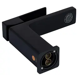 Змішувач для раковини Qtap Gemini QTGEM270BLM45674 Black Matt - мініатюра 2