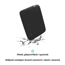 Чохол для ноутбука Tigernu T-A001L 15.6 Black - мініатюра 4