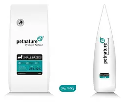 Збалансований Сухий корм PetNature 3 кг для дорослих собак дрібних порід