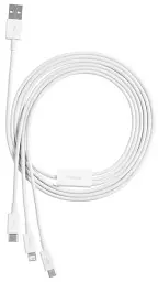 Кабель Baseus Superior Series Fast Charging 3-in-1 Cable USB to MicroUSB+Lightning+Type-C 3.5A 1m P10320105221 - мініатюра 2