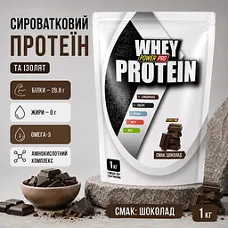 Сироватковий протеїн Power Pro Whey Protein Шоколад 1 кг - мініатюра 2