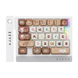 Клавіатура Ajazz AK029 Meow Magnetic Switch USB UA Beige (AK029-M-Y)