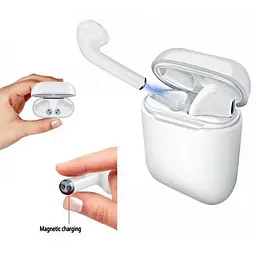 Бездротові блютуз навушники TWS i11 з боксом для заряджання White (au059-hbr) - мініатюра 4
