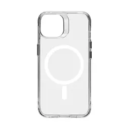Чехол Apple iPhone 13, Clear MagCase, прозрачный, противоударный, магнитный, панель-накладка с поддержкой MagSafe, поддержка беспроводной зарядки MagSafe, защита всего корпуса, TPU+PC, ArmorStandart (ARM68050) - мініатюра 2
