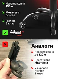 Геймерське крісло 4Points TEMPO з металевою основою - мініатюра 4