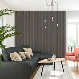 Декоративна стінова рейка Sticker Wall 160x23x3000мм (D) SW-00001537 Темно-коричнева - мініатюра 7