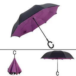Розумна парасолька зворотного додавання UP-BRELLA - мініатюра 2