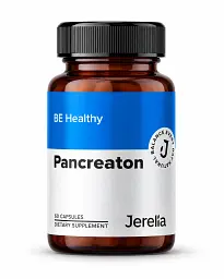 Комплекс для травлення, підшлункової залози та кишківника Jerelia Pancreaton Панкреатон 60 шт