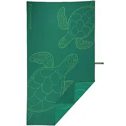 Рушник Lifeventure Soft Fibre Printed Giant Темно-зелений