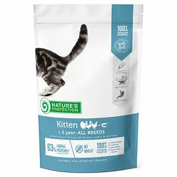 Сухий корм для кошенят Nature’s Protection Kitten All Breeds з птицею та крилем, 400 г