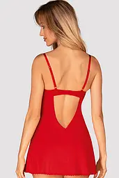 Комплект Obsessive Ingridia chemise (Червоний, XS/S) Obsessive 100418 96956 - мініатюра 2