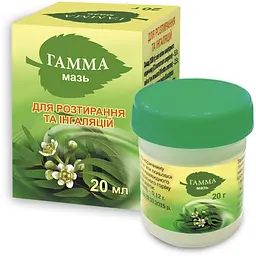 Гамма мазь для розтирань та інгаляцій 20 г - мініатюра 3