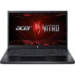 Ігровий ноутбук ACER Nitro V 15 ANV15-51-55D7, Intel Core i5-13420H до 4.6 ГГц, 15.6-дюймовий FHD, 16 ГБ, SSD 512 ГБ, NVIDIA GeForce RTX 4050 6 ГБ, Free DOS
