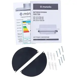 Витяжка телескопічна Minola HTL 6714 BL 1100 LED - мініатюра 10