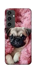 TPU чохол Demsky Мопс у ніжностях для Samsung Galaxy S24 FE