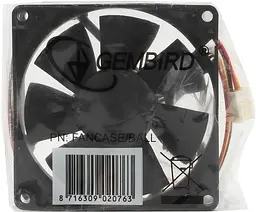 Вентилятор 80mm Gembird FANCASE/BALL 3pin - мініатюра 3
