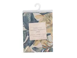 Скатертина Lefard Home Textile Versalles Flor Oceano 140х140 см водовідштовхувальна (715-307) - мініатюра 4