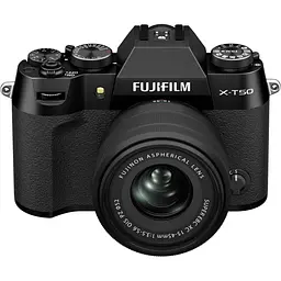 Бездзеркальний фотоапарат Fujifilm X-T50 Kit XC 15-45mm f/3.5-5.6 OIS PZ Black (16828741) [172733] - мініатюра 2