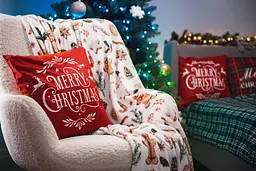 Плед Ardesto Flannel 160х200 см 100% поліестер імбирні пряники pbe0050468 - мініатюра 5