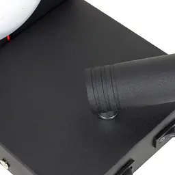 Підсвітка спрямованого світла настінна накладна LED лофт AL-532/7W + 3W BK - мініатюра 3