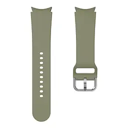 Ремінець для Samsung Galaxy Watch 4 - хакі ширина кріплення 20мм силікон розмір L Watchbands OneLine (WB00S4GALAXYONELINE8) - мініатюра 2