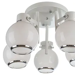 Люстра стельова Brille E27 60W WH (LK-564C/5) - мініатюра 3