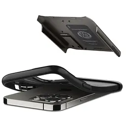 Оригінальний протиударний чохол Spigen Slim Armor для Apple Iphone 13 Pro (6.1") Gunmetal ACS03303 - мініатюра 4