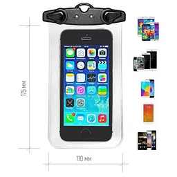 Чохол до мобільного телефона ColorWay Waterproof Universal Transparent (CW-CWP01US/57134) - мініатюра 5