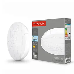 LED світильник настінно-стельовий Titanum Криві лінії 24W 5000K (26684-000) - мініатюра 1