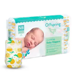 Подгузники Offspring Tangy Orange размер NB до 4 кг 56 шт (DP-OI-FAT-NB56P-TGYORN)