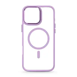 Чехол Apple iPhone 16 Pro Max, Unit MagSafe, розовый, прозрачный, магсейф, противоударный, магнитный, панель-накладка с поддержкой MagSafe, с поддержкой беспроводной зарядки, TPU+PC, защита всего корпуса, ударопрочный, ArmorStandart (ARM78719)