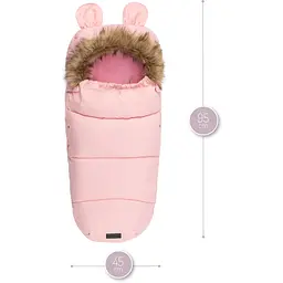 Зимовий конверт MoMi Sleeping bag pink рожевий - мініатюра 2