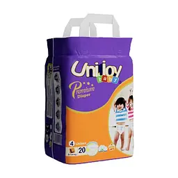 Підгузки Unijoy baby Premium L ( 9-14 кг) 20 шт (6973920541035) - мініатюра 2