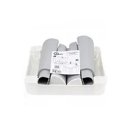 Дитячий табурет 0860TXK сіро-білий, до 75 кг 32 х 32 х 28 см - мініатюра 3