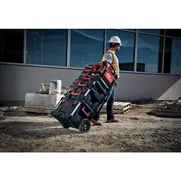 Ящик для інструментів на колесах PACKOUT MILWAUKEE TROLLEY BOX 560x410x650 мм - мініатюра 4