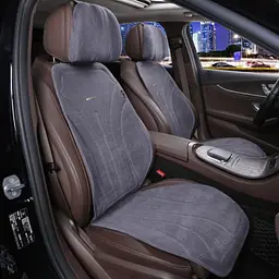 Накидки на передні сидіння Алькантара Maybach Додаткова вентиляція Сірі 2 шт