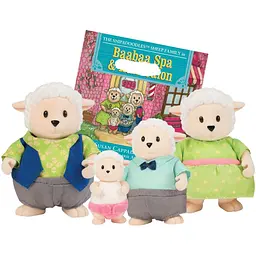 Набір фігурок Li'l Woodzeez Сім'я овечок 4од книжка EN det0018378