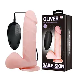 Вібратор Oliver Vibrating Dildo Flesh