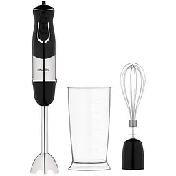 Блендер Ardesto HBK-800BR, Black, 800Вт, вінчик, чаша 0.6л