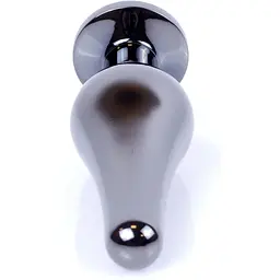 Анальна пробка Boss Of Toys Boss Series - Jewellery Dark Silver Butt Plug Green, BS6400060, Срібний / Зелений - мініатюра 5