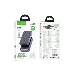 Зовнішній аккумулятор HOCO J160A Original PD20W magnetic power bank(10000mAh) чорний - мініатюра 2