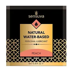 Пробник лубриканту Sensuva Natural Water-Based Peach, 6 мл