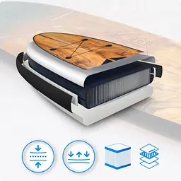Надувна дошка SUP THUNDER Wood 350 см з веслом - мініатюра 8