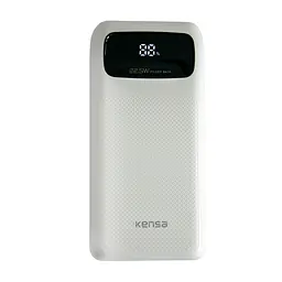 Повер банк для ноутбука Kensa Power Bank 20000 mAh 22.5 W QC 3.0 Белый, универсальная мобильная батарея